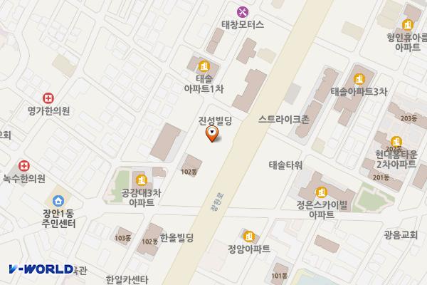 장안현대벤처빌 위치 지도 — 서울특별시 동대문구 장한로 85