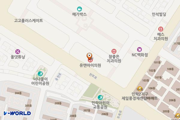 의정부시 해동본타워 위치 지도 — 경기도 의정부시 천보로 44