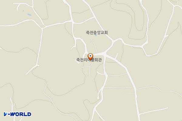 죽전마을공영주차장 위치 지도 — 충청북도 영동군 추풍령면 죽전리 306
