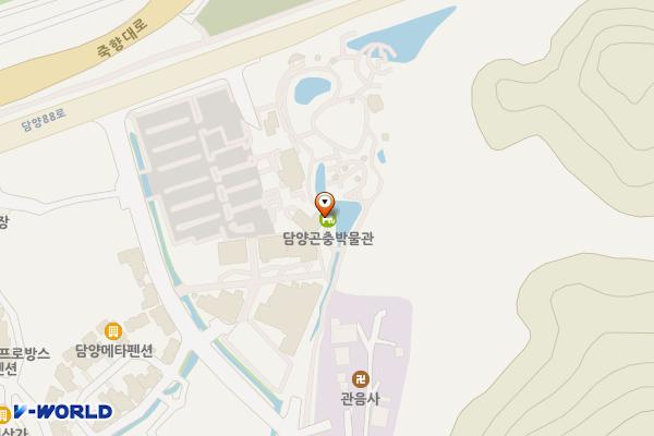 담양군어린이프로방스주차장 위치 지도 — 전남광주통합특별시 담양군 담양읍 담양88로 428