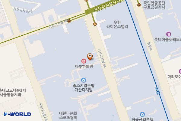 신한이노플렉스 위치 지도 — 서울특별시 금천구 가산디지털1로 149