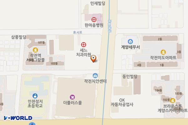 진명스포아트 위치 지도 — 인천광역시 계양구 계양대로 37