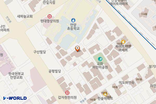 웰링턴뷰2차 위치 지도 — 경기도 안양시 만안구 만안로141번길 39
