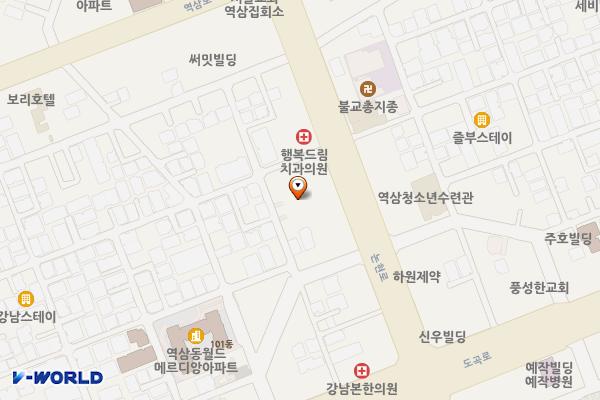 감리교신학원 위치 지도 — 서울특별시 강남구 논현로 323