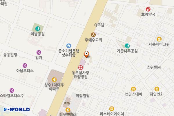 BMW차징스테이션 에이치에비뉴호텔건대점 위치 지도 — 서울특별시 광진구 동일로 156