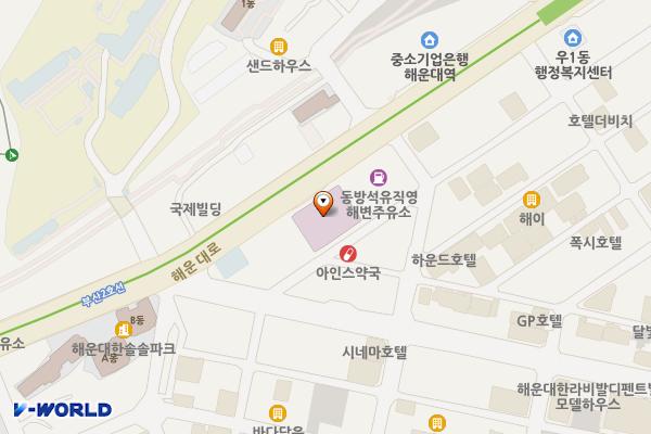 BMW차징스테이션 해운대부민병원 위치 지도 — 부산광역시 해운대구 해운대로 584