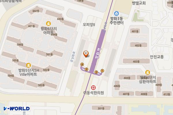 BMW차징스테이션 금강프라자 위치 지도 — 서울특별시 강서구 금낭화로 135