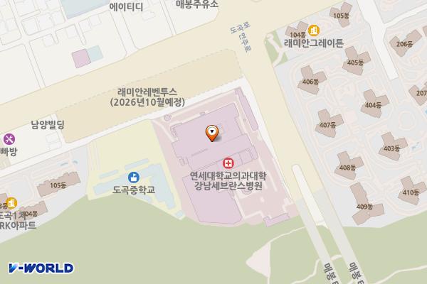 BMW차징스테이션 강남세브란스병원 위치 지도 — 서울특별시 강남구 언주로 211