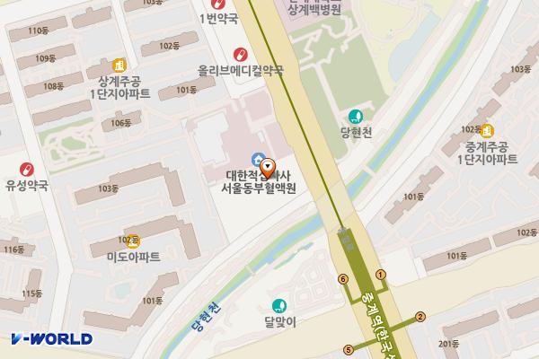 BMW차징스테이션 하라프라자 위치 지도 — 서울특별시 노원구 동일로 1323