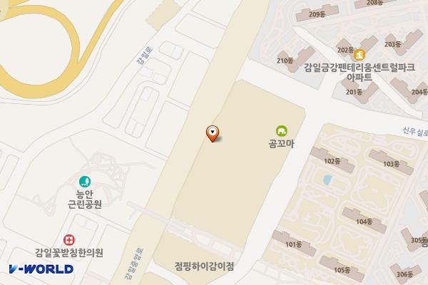 BMW차징스테이션 감일푸르지오마크베르상가 위치 지도 — 경기도 하남시 감일중앙로 80