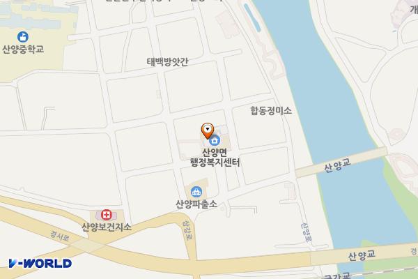 문경산양면사무소 위치 지도 — 경상북도 문경시 산양면 불암2길 8-5