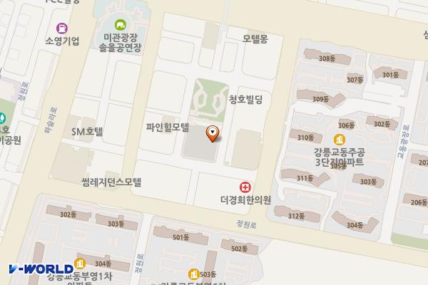 강릉양돈농협본점 위치 지도 — 강원특별자치도 강릉시 솔올로5번길 6-5