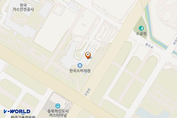 충북 음성군 한국소비자원 위치 지도 — 충청북도 음성군 맹동면 용두로 54