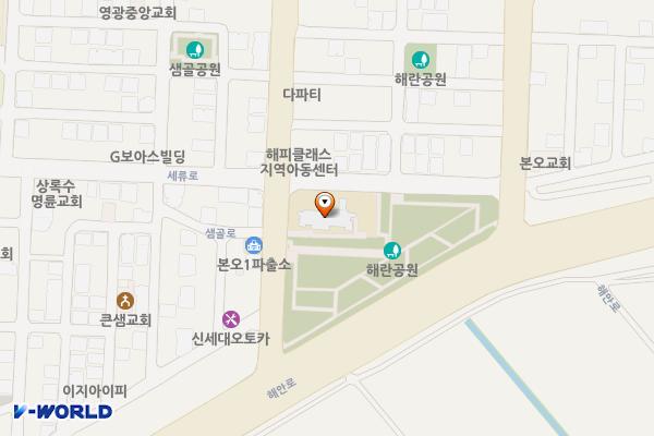 본오1동행정복지센터 위치 지도 — 경기도 안산시 상록구 샘골로 16