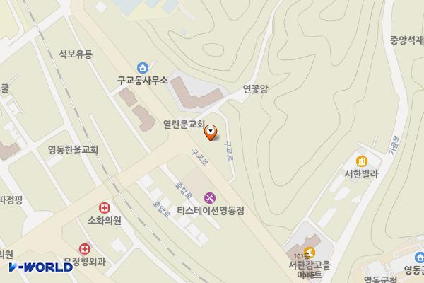 인삼조합앞주차장 위치 지도 — 충청북도 영동군 영동읍 계산리 256-4