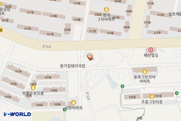 트라이얼마트 위치 지도 — 경상남도 김해시 분성로 160