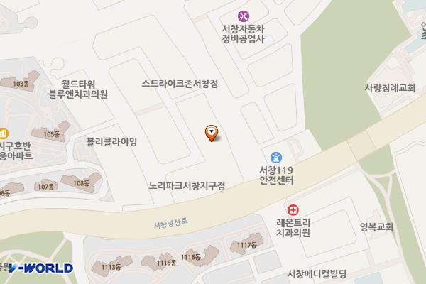 해피프라자 위치 지도 — 인천광역시 남동구 서창남로 35