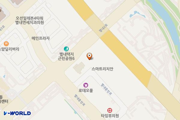 JS타워 위치 지도 — 경기도 남양주시 별내2로 74