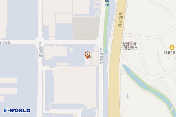 부산 기장군 (주)씨투엠뉴 위치 지도 — 부산광역시 기장군 장안읍 명례산단6로 5