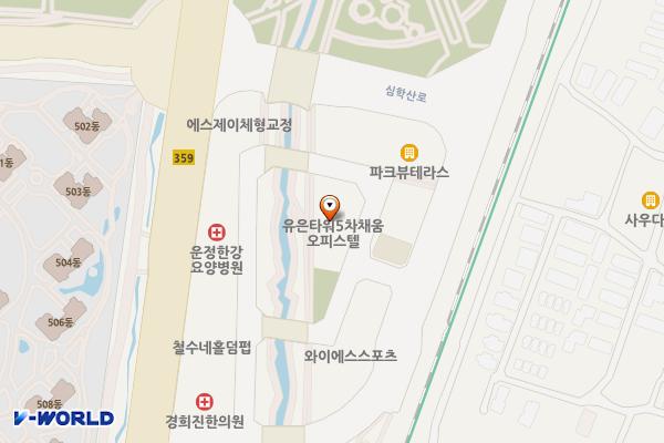 경기 파주시 유은타워빌딩5차 위치 지도 — 경기도 파주시 경의로 1102