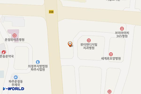 경기 파주시 유은타워빌딩8차 위치 지도 — 경기도 파주시 와석순환로515번길 21