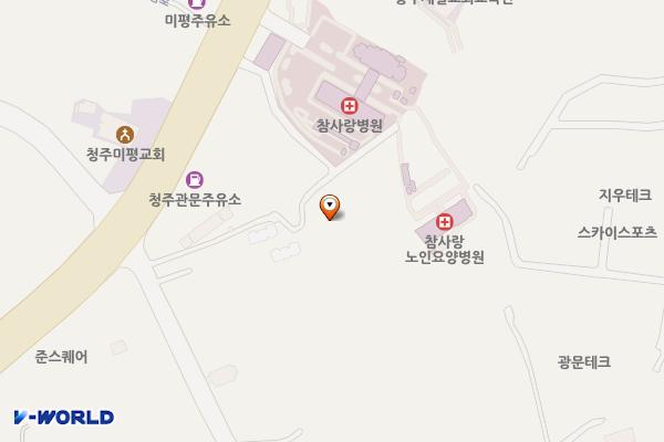 충북 청주시 참사랑제2요양원 위치 지도 — 충청북도 청주시 서원구 궁뜰로 1-5