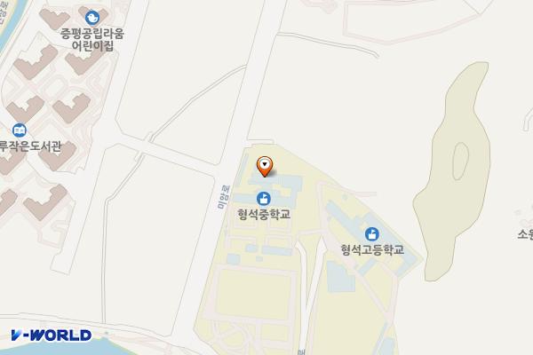충북 증평군 형석고등학교 위치 지도 — 충청북도 증평군 증평읍 미암로 26