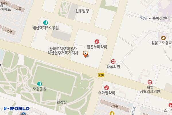 BMW차징스테이션 익산센트럴시티 위치 지도 — 전북특별자치도 익산시 선화로 77