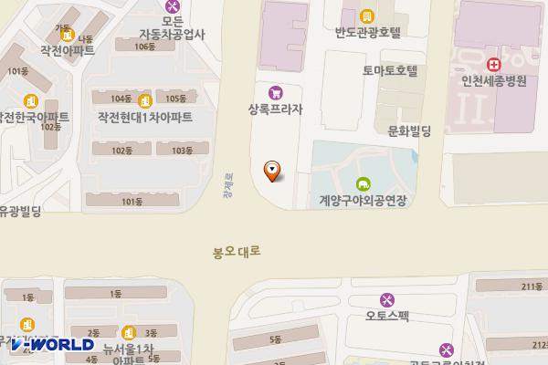 BMW차징스테이션 계양한샘프라자 위치 지도 — 인천광역시 계양구 장제로 708
