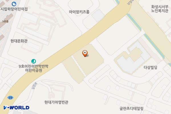 경기 화성시 삼익리베리움오피스텔 위치 지도 — 경기도 화성시 만세구 남양읍 시청로160번길 33