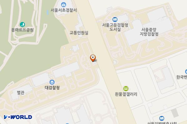 서울시 영등포구 카튼빌아파트 위치 지도 — 서울특별시 서초구 반포대로 157