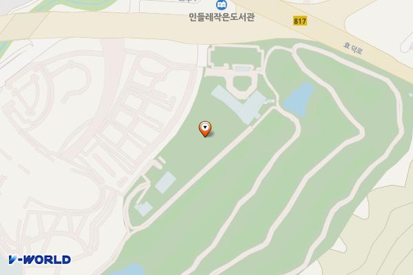 광주 남구 광주도시공사빛고을CC 위치 지도 — 전남광주통합특별시 남구 효우로 153 본관 입구 왼쪽