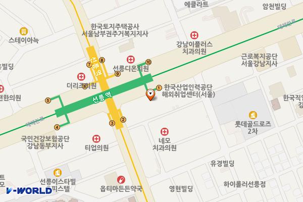 샹제리제센터 위치 지도 — 서울특별시 강남구 테헤란로 406