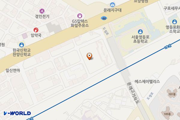 서울 문래동1가 센터플러스 위치 지도 — 서울특별시 영등포구 경인로82길 3-4
