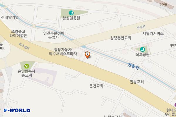 유니클로 위치 지도 — 전남광주통합특별시 여수시 좌수영로 478