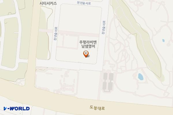 코아루어반스위트오피스텔 위치 지도 — 경상북도 안동시 풍천면 천년숲서로 15