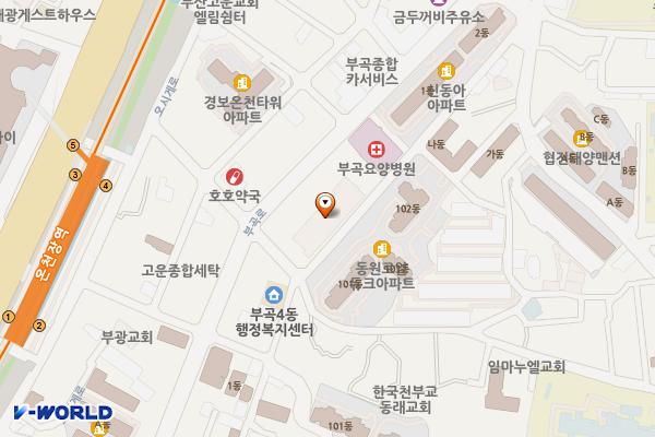 엠엘빌딩 위치 지도 — 부산광역시 금정구 부곡로 50