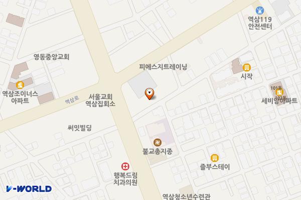 현성제2빌딩 위치 지도 — 서울특별시 강남구 논현로72길 7