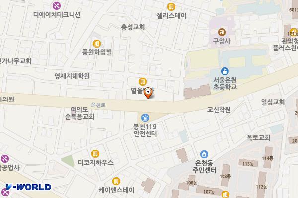 은호빌딩 위치 지도 — 서울특별시 관악구 은천로 51