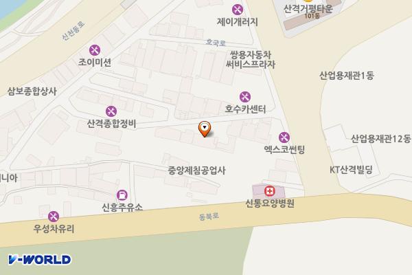 보원칠공사 위치 지도 — 대구광역시 북구 호국로3길 17-2