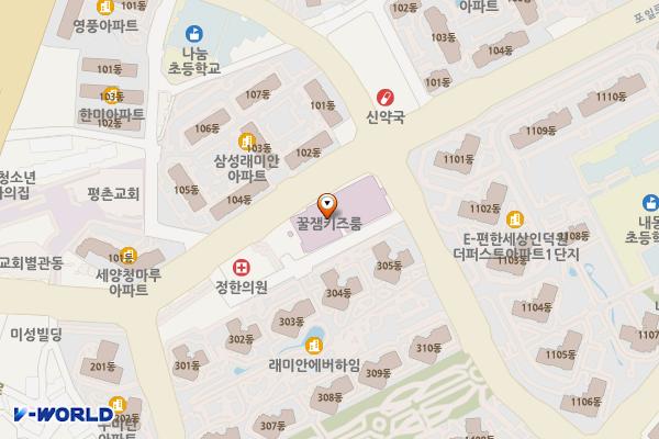 벨포레스퀘어 위치 지도 — 경기도 의왕시 내손중앙로 4