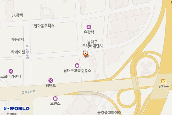 화진자동차상사 위치 지도 — 대구광역시 달서구 성서공단로 383