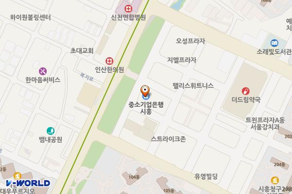 대야투유호앤플러스빌골드오피스텔 위치 지도 — 경기도 시흥시 비둘기공원4길 13