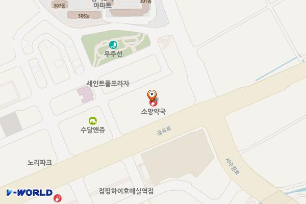 로얄팰리스3차오피스텔 위치 지도 — 경기도 수원시 권선구 금곡로 229