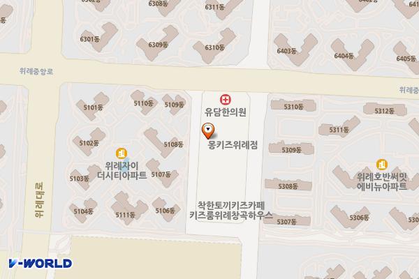 이너매스위례 위치 지도 — 경기도 성남시 수정구 위례동로 135-6