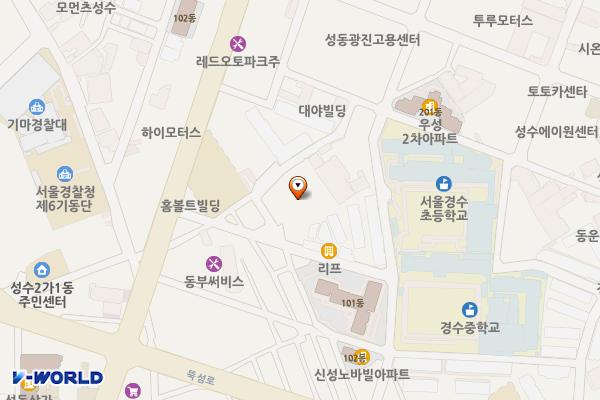 에이스하이엔드성수타워 위치 지도 — 서울특별시 성동구 성수이로10길 14