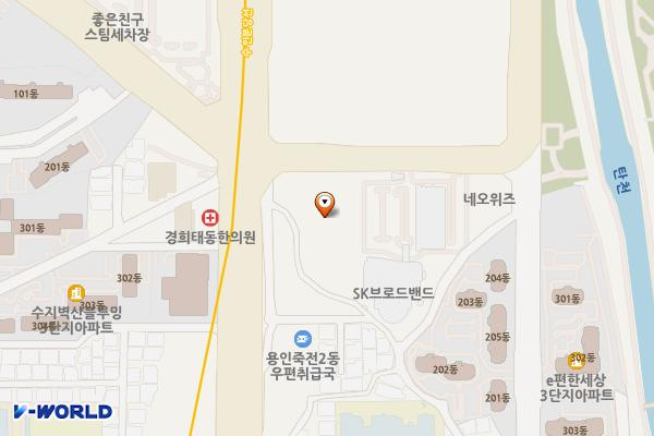 엘지트윈하우스오피스텔 위치 지도 — 경기도 성남시 분당구 성남대로2번길 6
