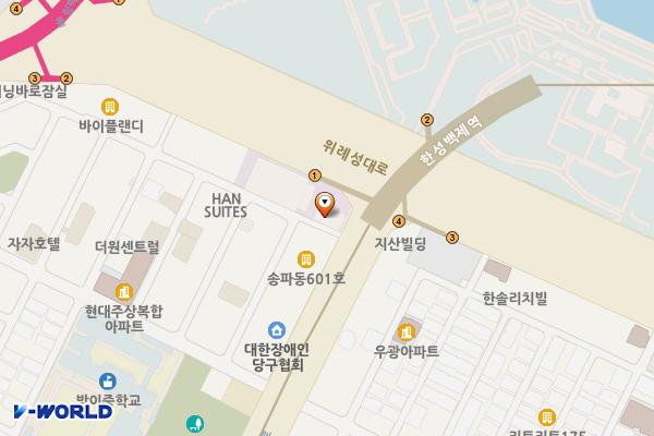 임마누엘교회 위치 지도 — 서울특별시 송파구 위례성대로 28