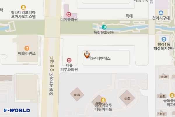 쓰리엠타워 위치 지도 — 인천광역시 서해구 중봉대로586번길 9-4
