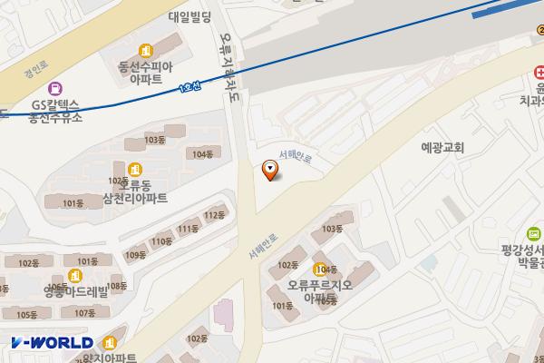 동선오피스텔 위치 지도 — 서울특별시 구로구 오류로 86